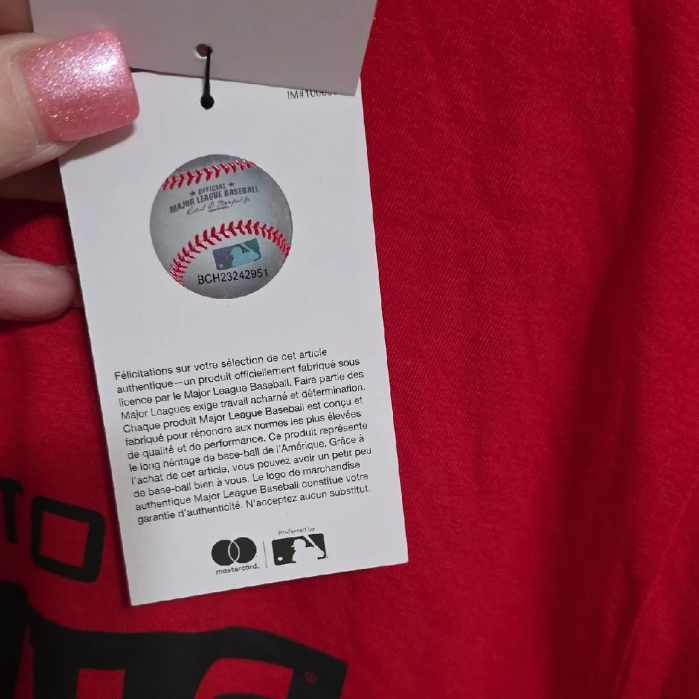 Nike Red Washington Nationals Tee